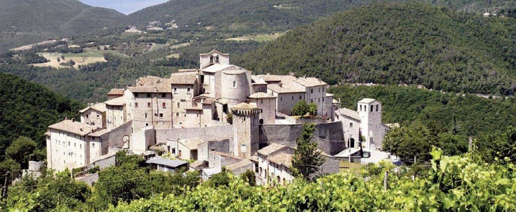 Vallo di Nera panorama dall'alto